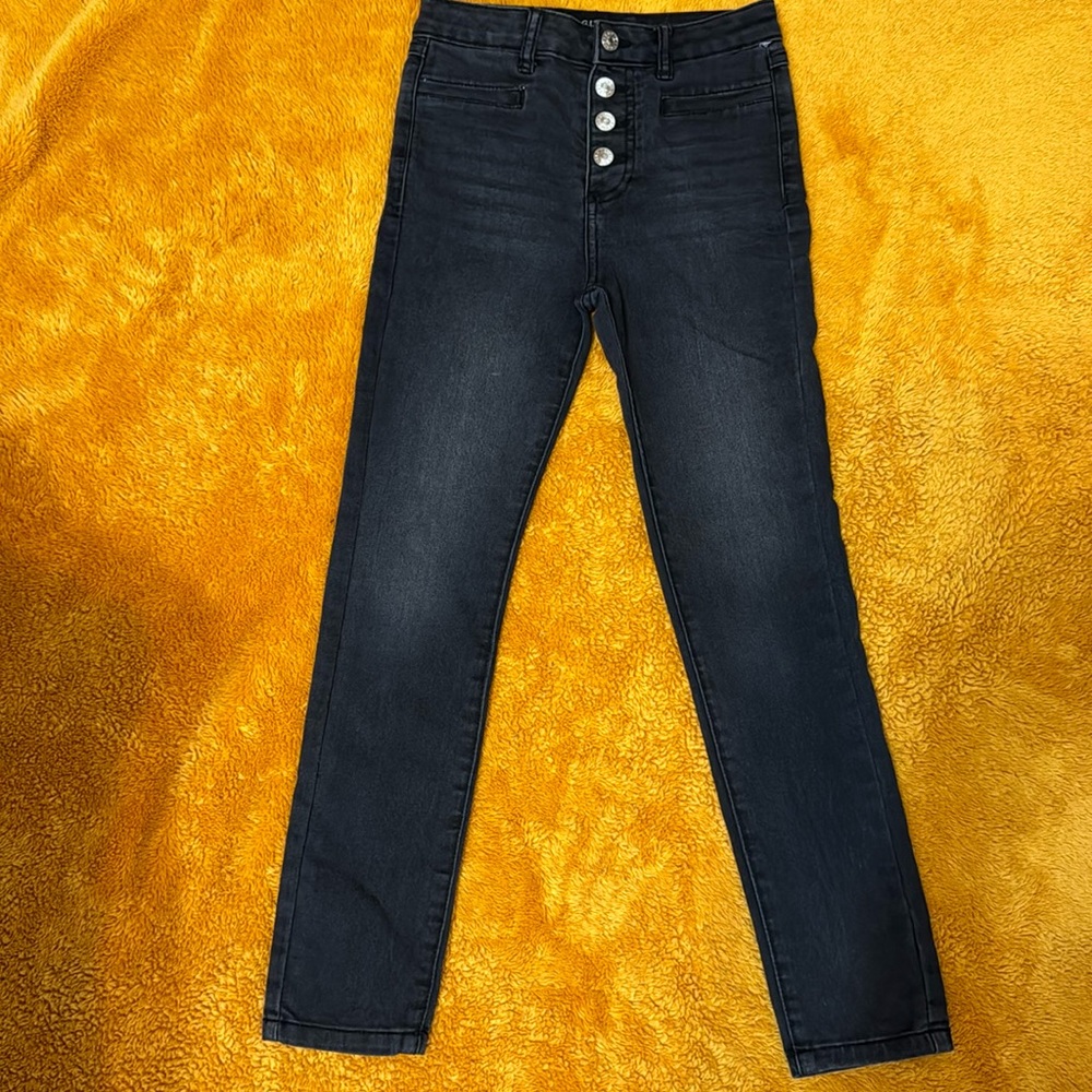 Girls black GUESS jeans